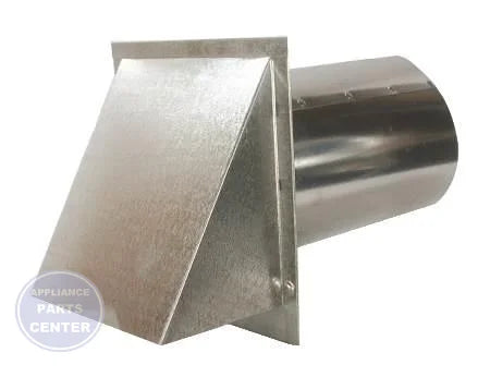 [Brand] Galvanized Hooded Wall Vent SWV8 - Main view showing efficient airflow for [specific models]