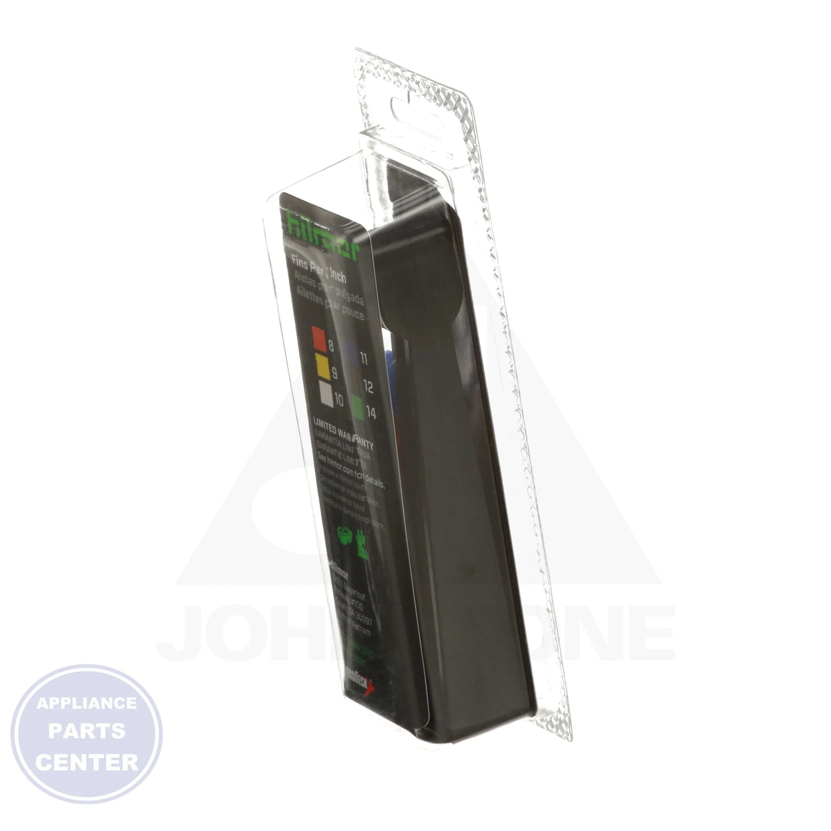 Multi-Head Fin Comb T-100 - Detailed view of fin straightening capabilities