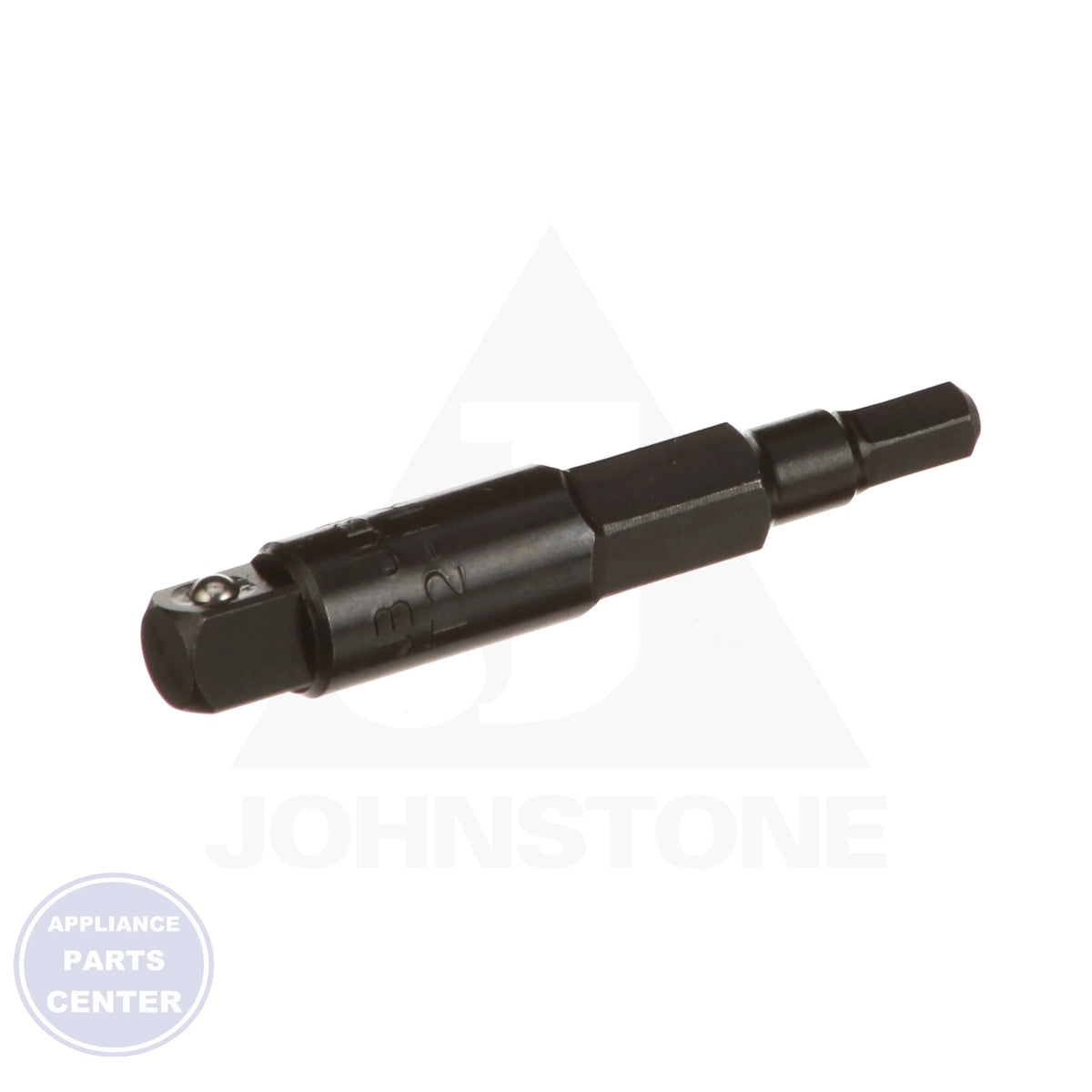 Hex Key Adapter T2-HKA - Side view with 3/16" and 5/16" hex specs