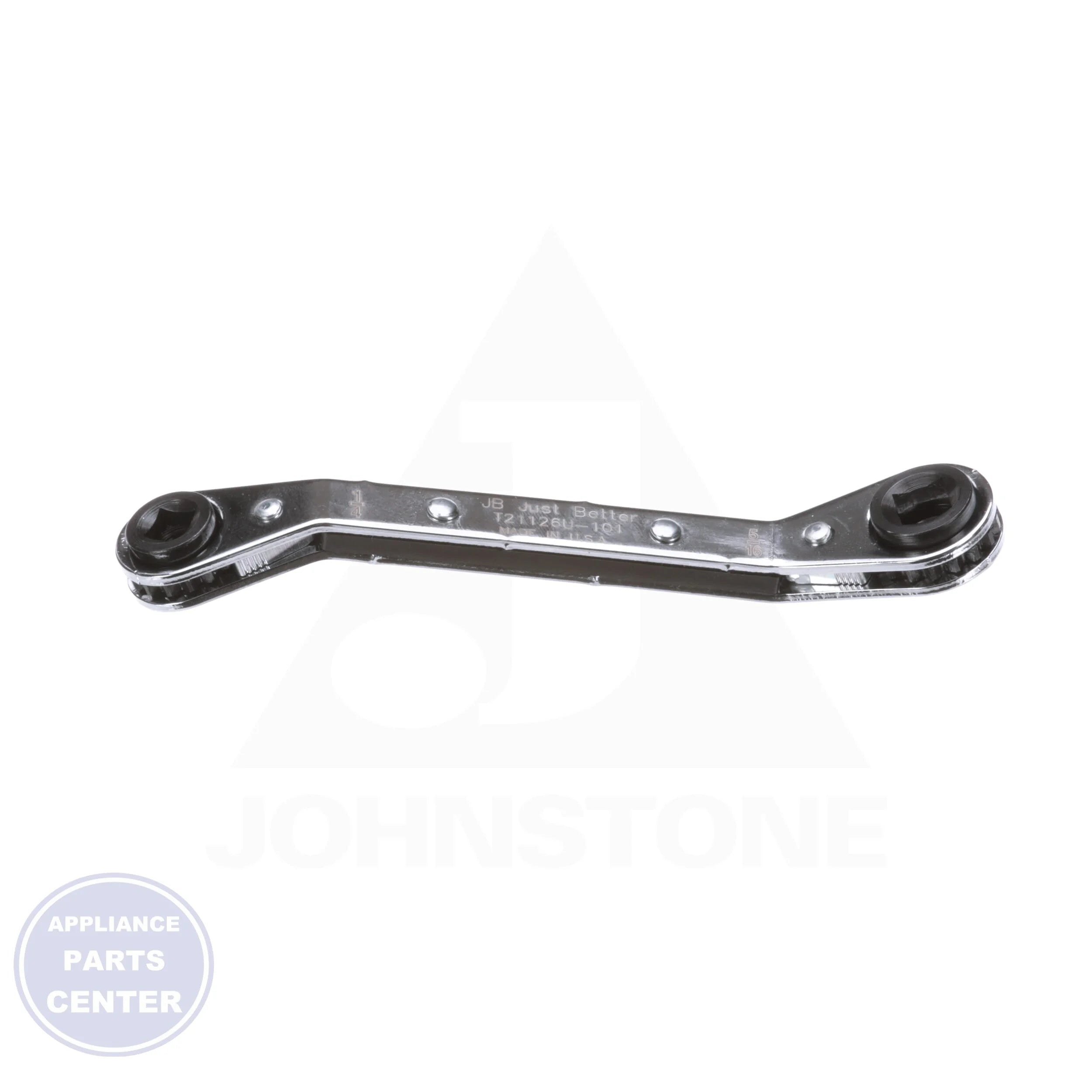 Offset Ratchet Wrench T21126U - Detailed view of precise technical details