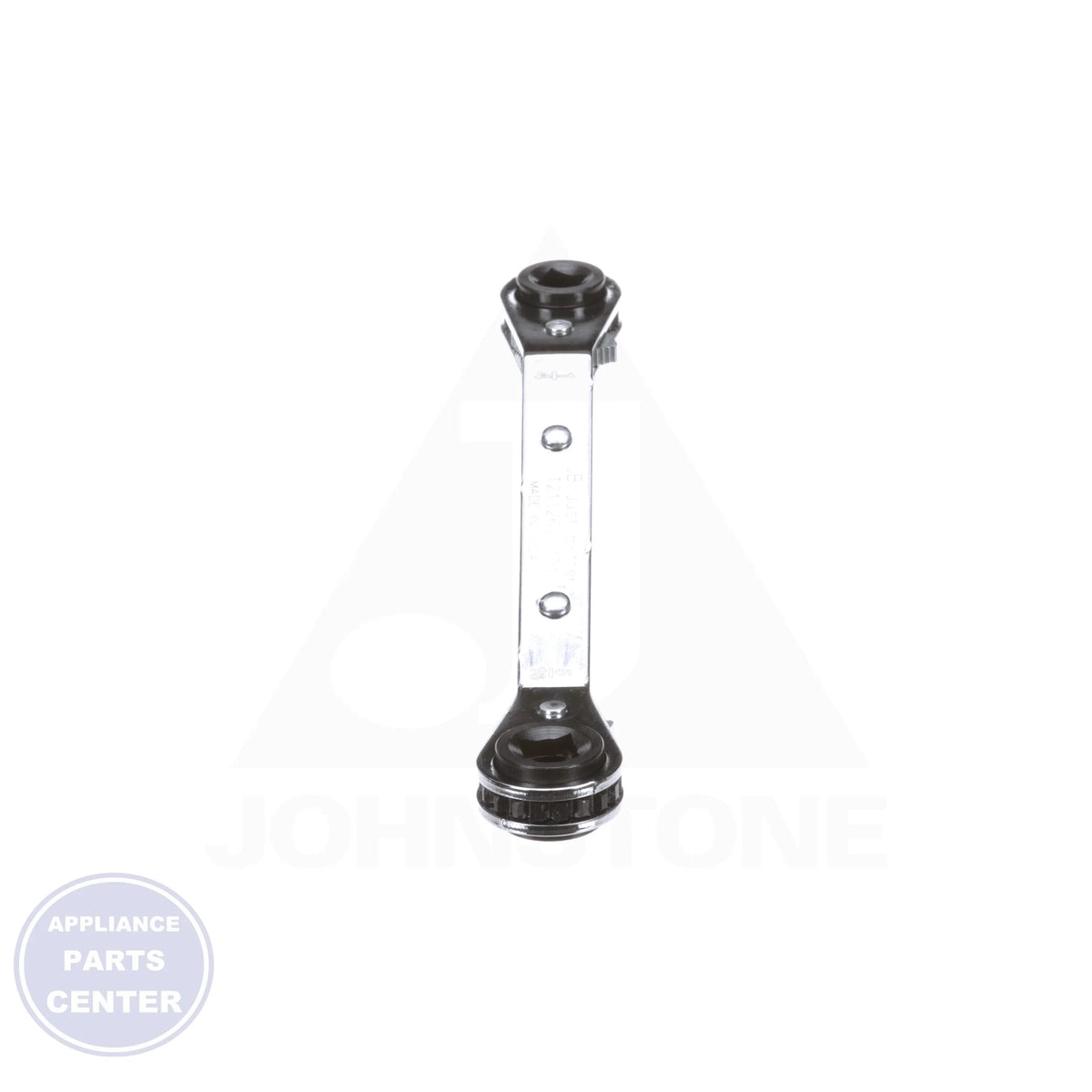 Offset Ratchet Wrench T21126U - Side view with 3/16" x 1/4" Sq. x 5/16" x 3/8" Sq. dimensions