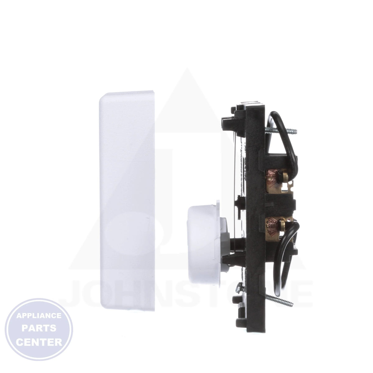 Line Voltage Thermostat T410A1013 - Detailed view of Micro Switch™ mechanism and 6 in. color-coded leads
