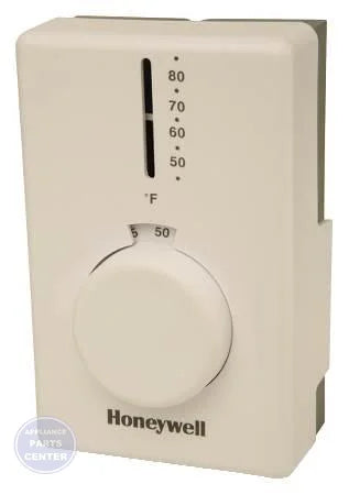 Line Voltage Thermostat T4398A1021 - Main view showing color-coded leads for L37-840 models