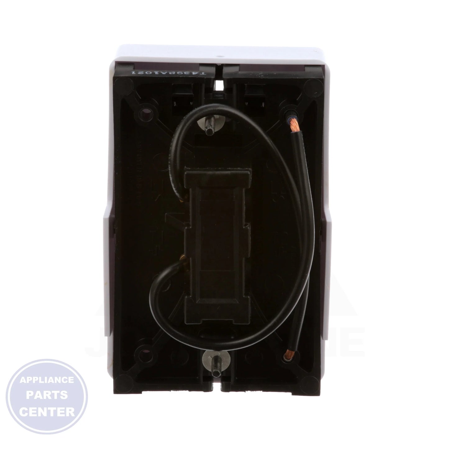 Line Voltage Thermostat T4398A1021 - Side view with 4-1/2" H x 2-7/8" W measurements