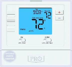 [Brand] Programmable Thermostat T705 - Main view showing 4 sq. inch display for L49-428 model