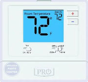 Non-Programmable Thermostat T721 - Main view showing 4" Blue Display for L48-023 models
