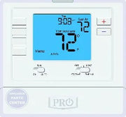 Programmable Thermostat T725 - Main view showing 4 sq. inch display for L45-748 models