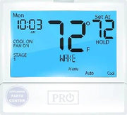 Digital Programmable Thermostat T855SH - Main view showing 8 sq. inch display for precise temperature control