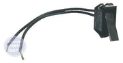 Lennox (On)-Off Momentary Rocker TA26F-TLB-B-XJS3 - Main view showing wire leads for Lennox models