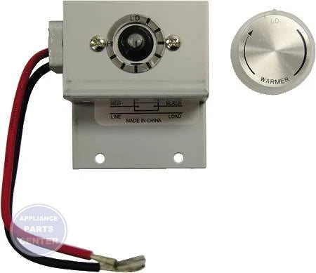 [Brand] Thermostat TBD - Main view showing double-pole design for [specific models]