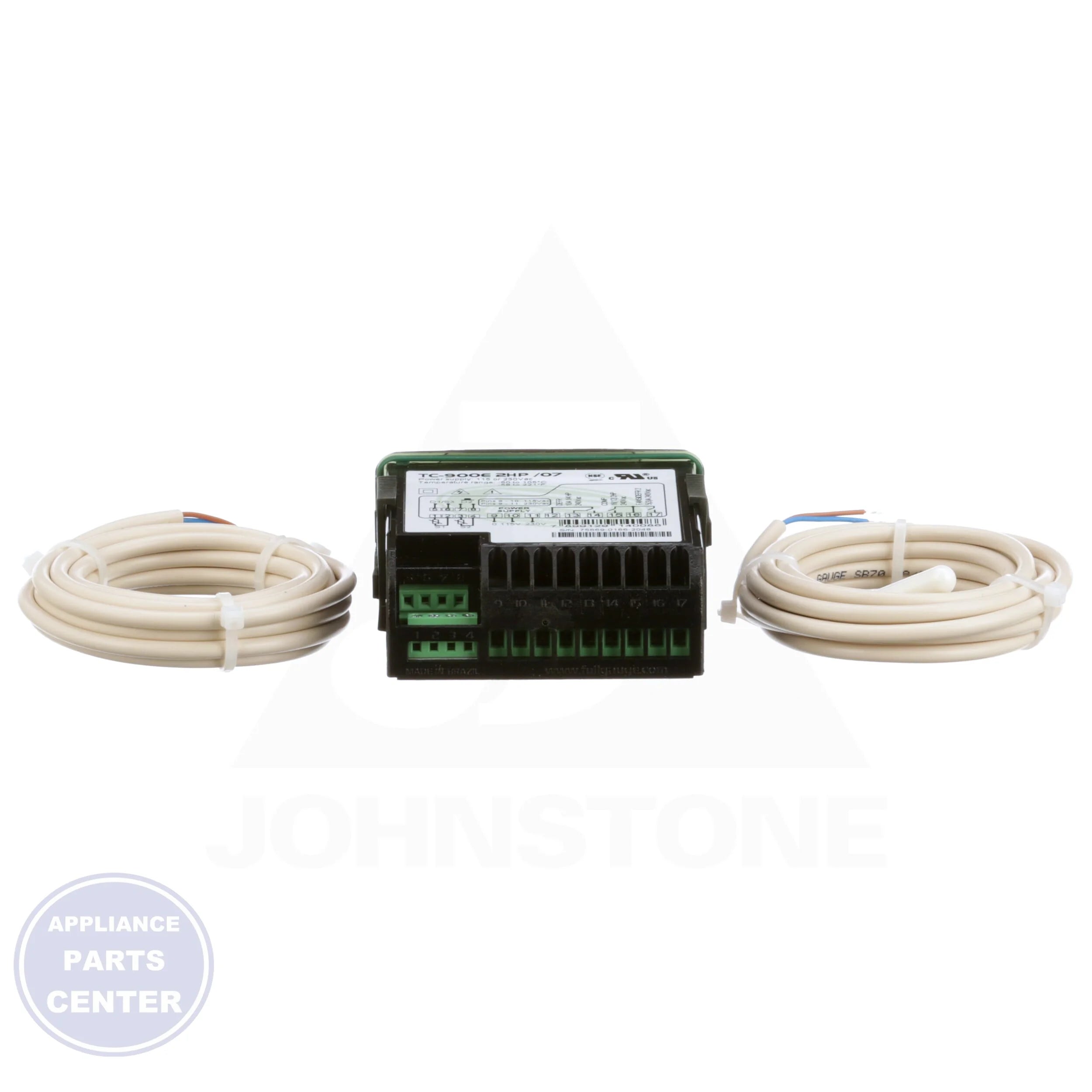 Full Gauge Digital Defrost Controller TC-900E-2HP - Side view with 120/240V specs