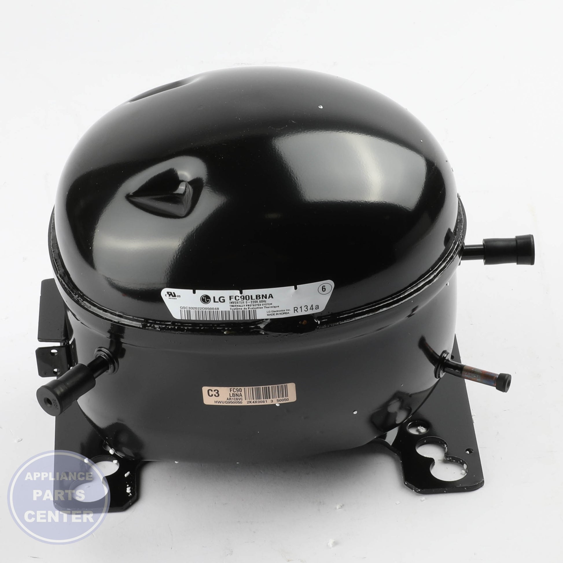 L-G COMPRESSOR, SET ASSEMBLY TCA35111303 - Installation in L-G model showing mounting points