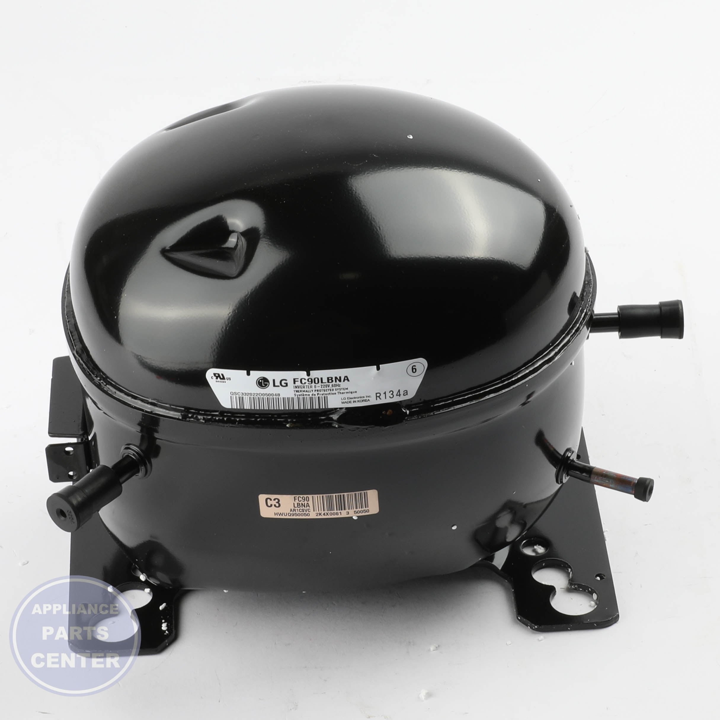 L-G COMPRESSOR, SET ASSEMBLY TCA35111303 - Installation in L-G model showing mounting points
