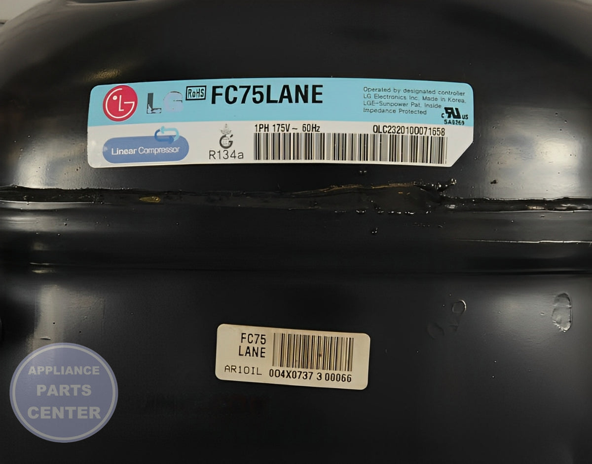 LG COMPRESSOR SET ASSEMBLY TCA36411702 - Detailed view of reliable Compressor & Sealed System