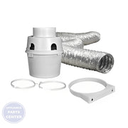 DUNDAS JAFINE 4" X 5' PROFLEX INDOOR DRYER V - Main view showing efficient ventilation for various dryer models