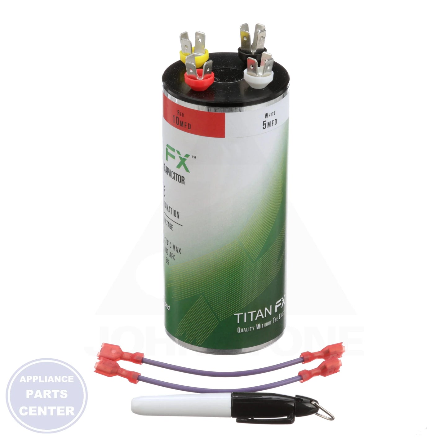 Titan FX Multi-Rated Capacitor TFX45 - Detailed view of special segmented film