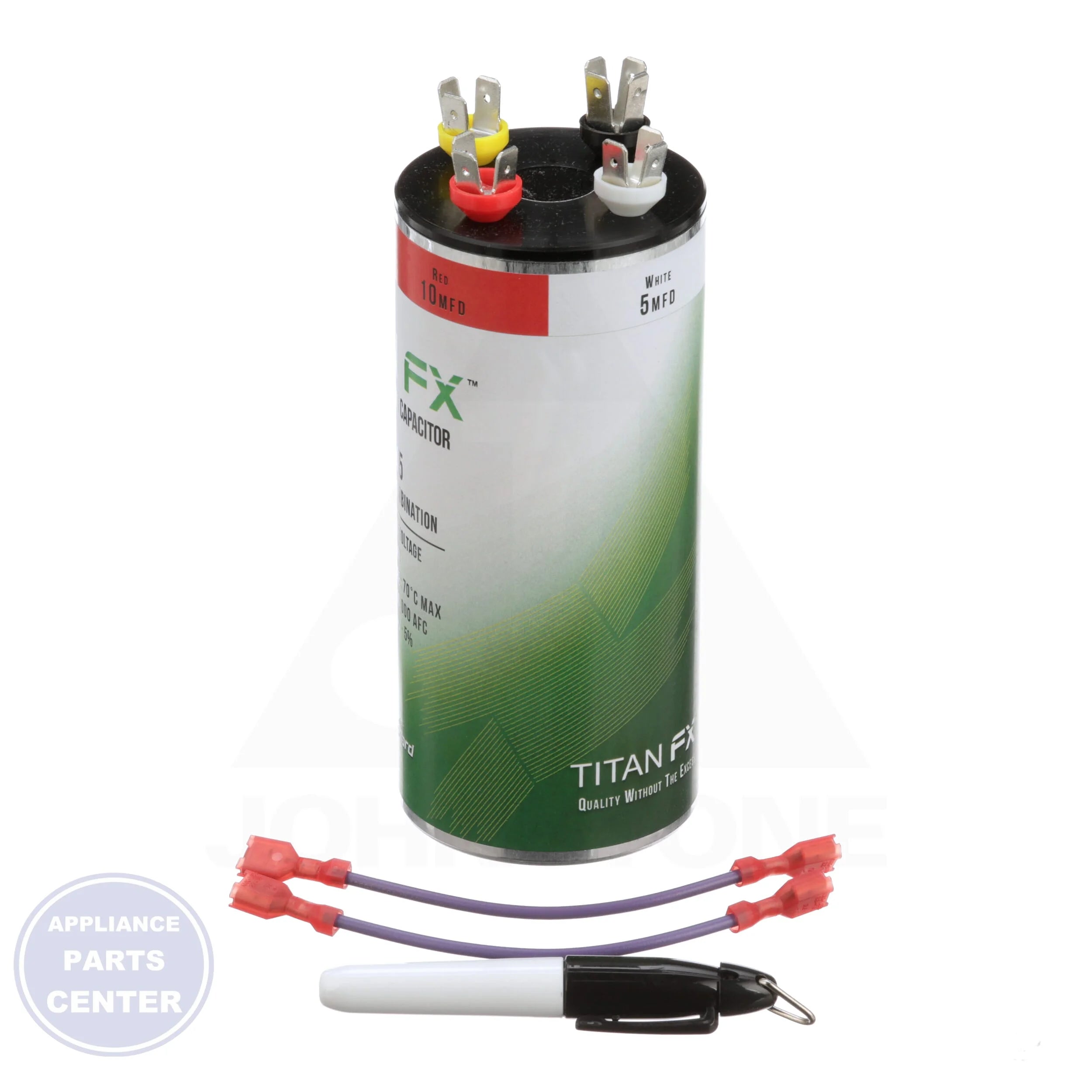Titan FX Multi-Rated Capacitor TFX45 - Detailed view of special segmented film