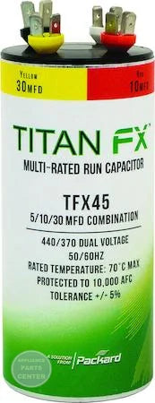 Titan FX Multi-Rated Capacitor TFX45 - Main view showing versatile design for multiple models