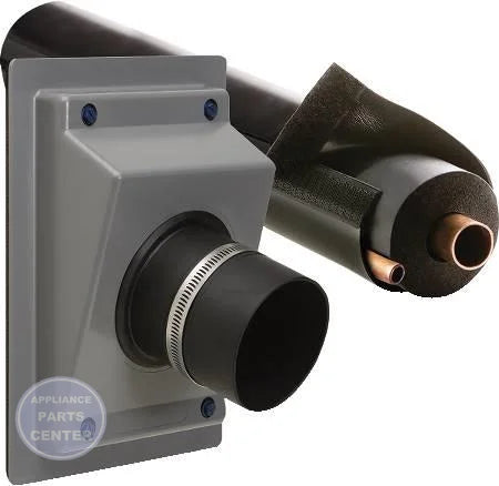 PRO-SYSTEM KIT™ Outlet with 1" E-FLEX Insulation Protector - Main view showing complete solution for HVAC models