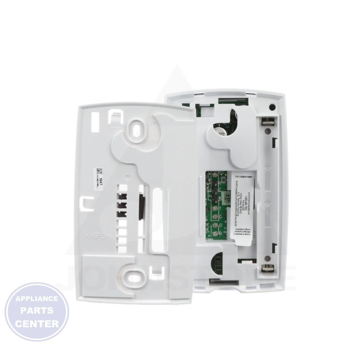 PRO 1000 Non-Programmable Thermostat TH1100DV1000 - Side view with 2-7/8" width and 4-11/16" height