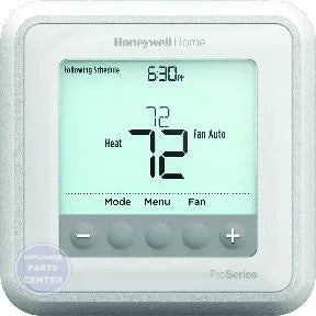 T6 Pro Programmable Thermostat TH6220U2000 - Main view showing clear digital display for various models