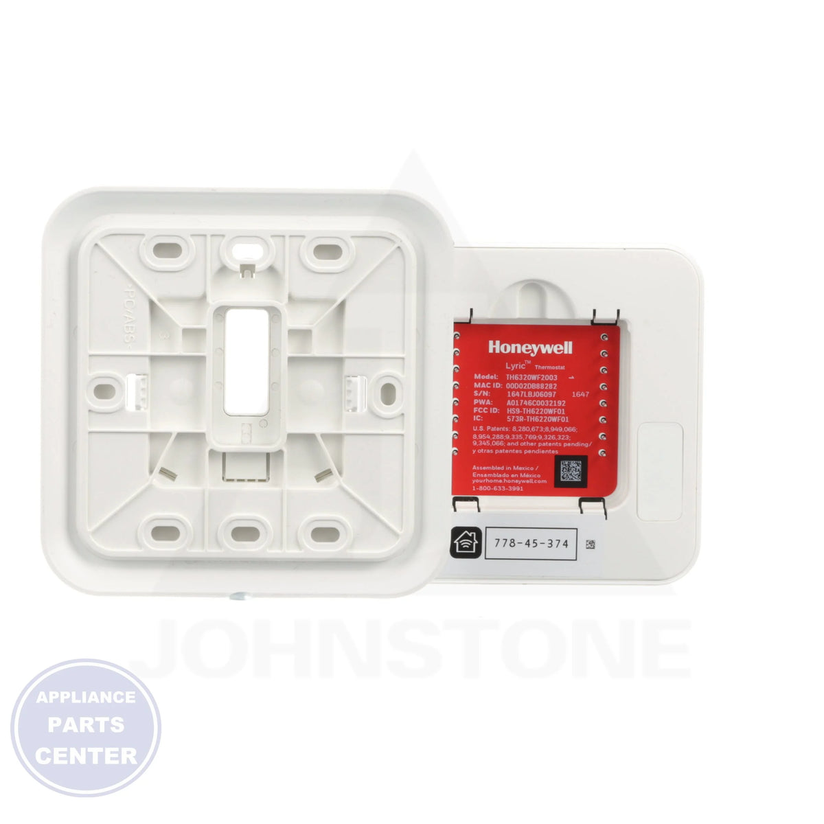 T6 Pro Smart Thermostat TH6320WF2003 - Side view with remote access capabilities