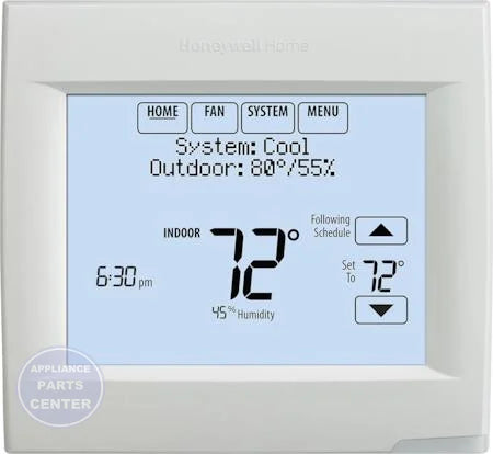 [Brand] Wi-Fi 8000 VisionPRO Thermostat TH8321WF1001 - Main view showing large backlit display for [specific models]