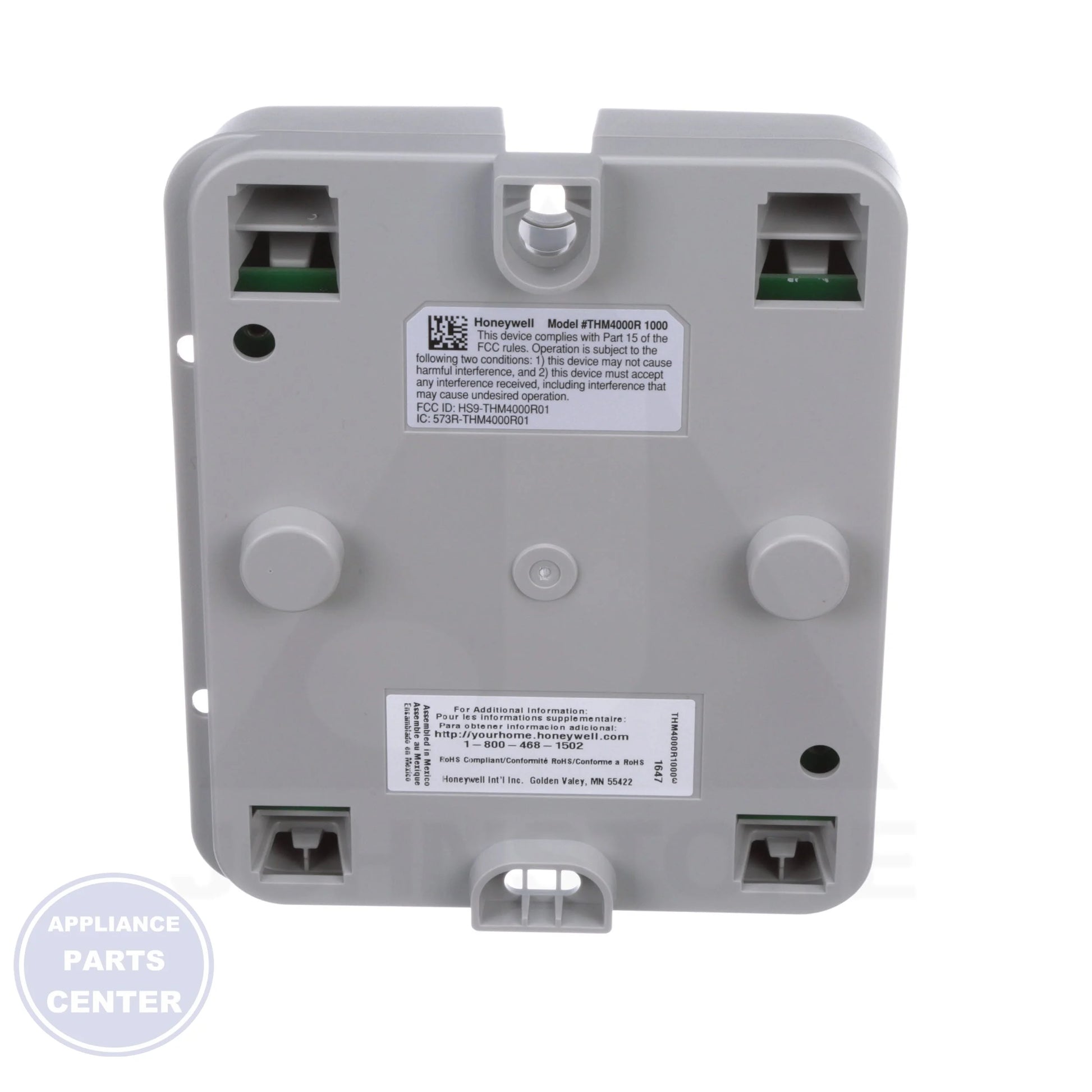 RedLINK™ Wireless Zoning Adapter THM4000R1000 - Side view with wireless communication specs