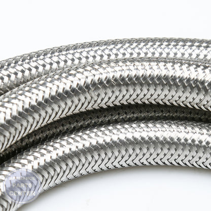 3/8CX3/8MIPX96 SS DW - Side view with 3/8 inch connections and 96-inch length