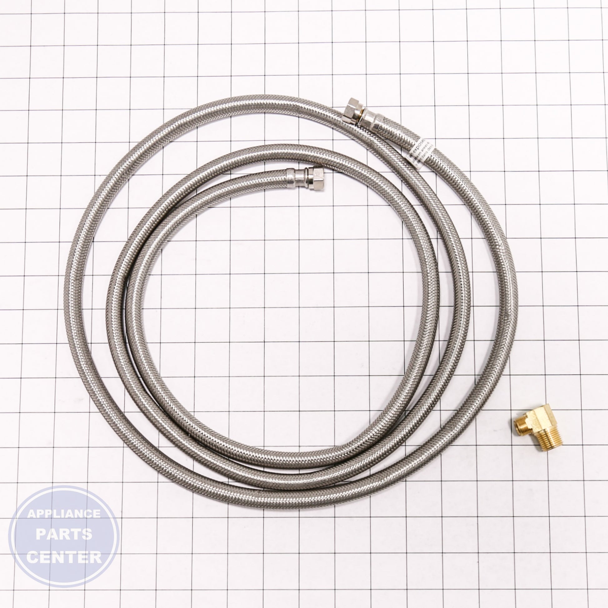 PRO 3/8CX3/8MIPX96 SS DW - Installation in model 48366 showing key mounting points