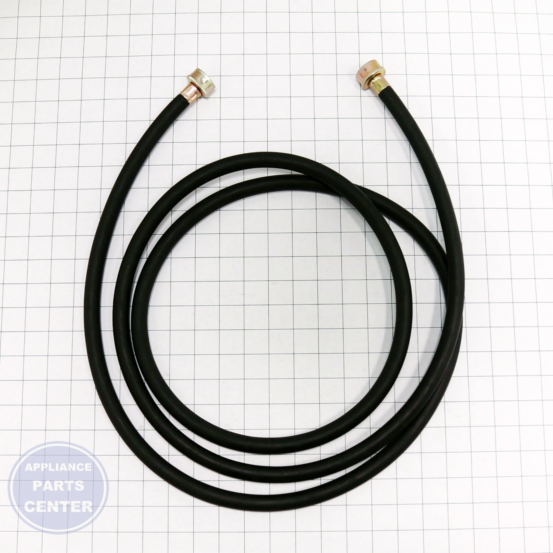 10' rubber hose TJ710RBFF - Detailed view of durable rubber material