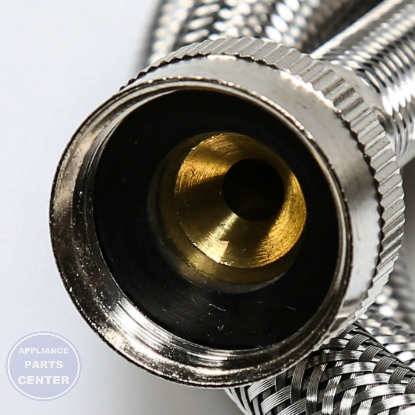 5' SS HOSE W/90 ELBOW - Detailed view of high-pressure capacity