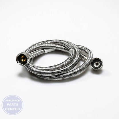 PRO 5' SS HOSE W/90 ELBOW - Main view showing stainless steel construction for 3805FESS