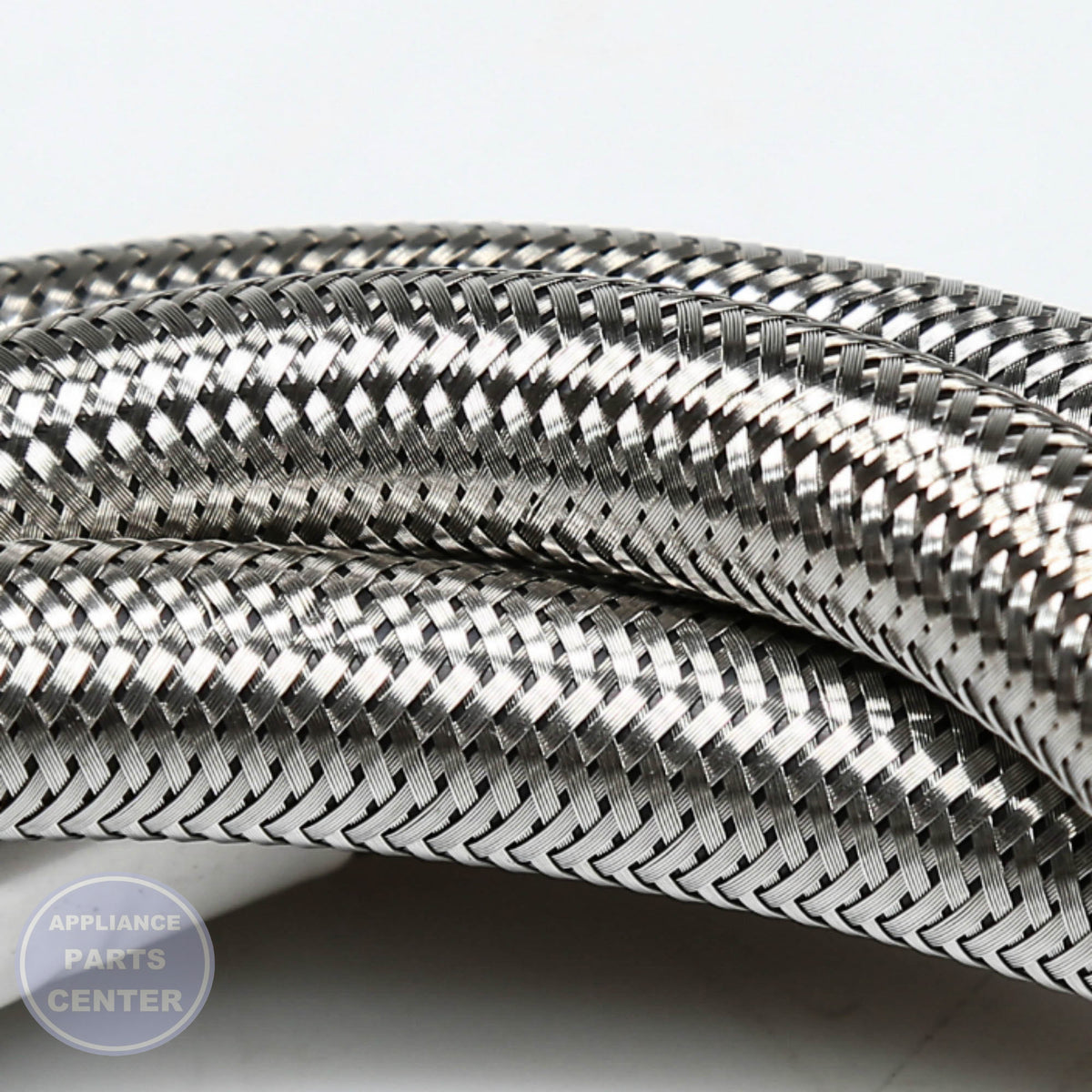 PRO 5' SS HOSE W/90 ELBOW - Installation in PRO model showing mounting points
