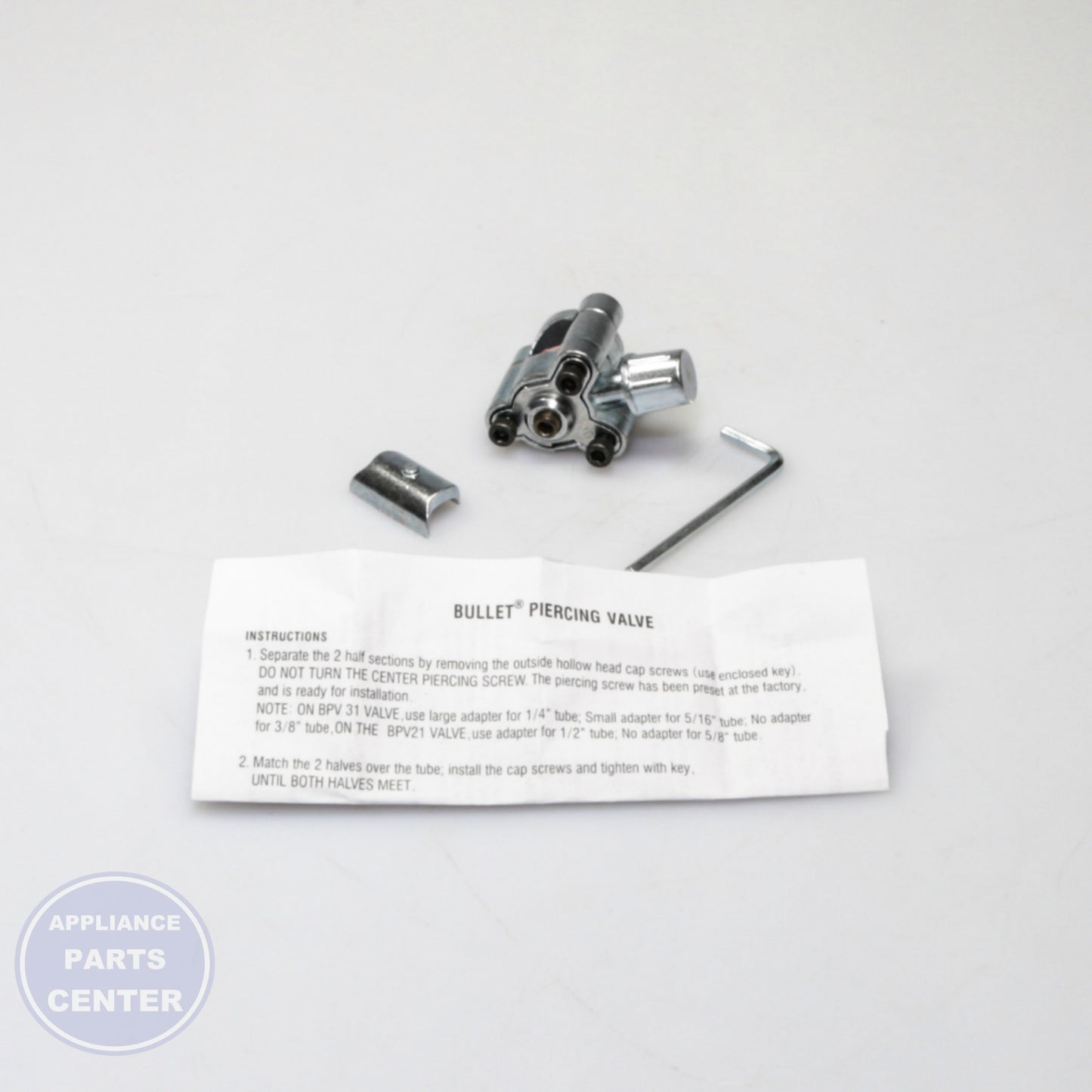 [Brand] BULLET PIERCING VALVE TJ90BPV21 - Main view showing leak-proof seal for PRO systems