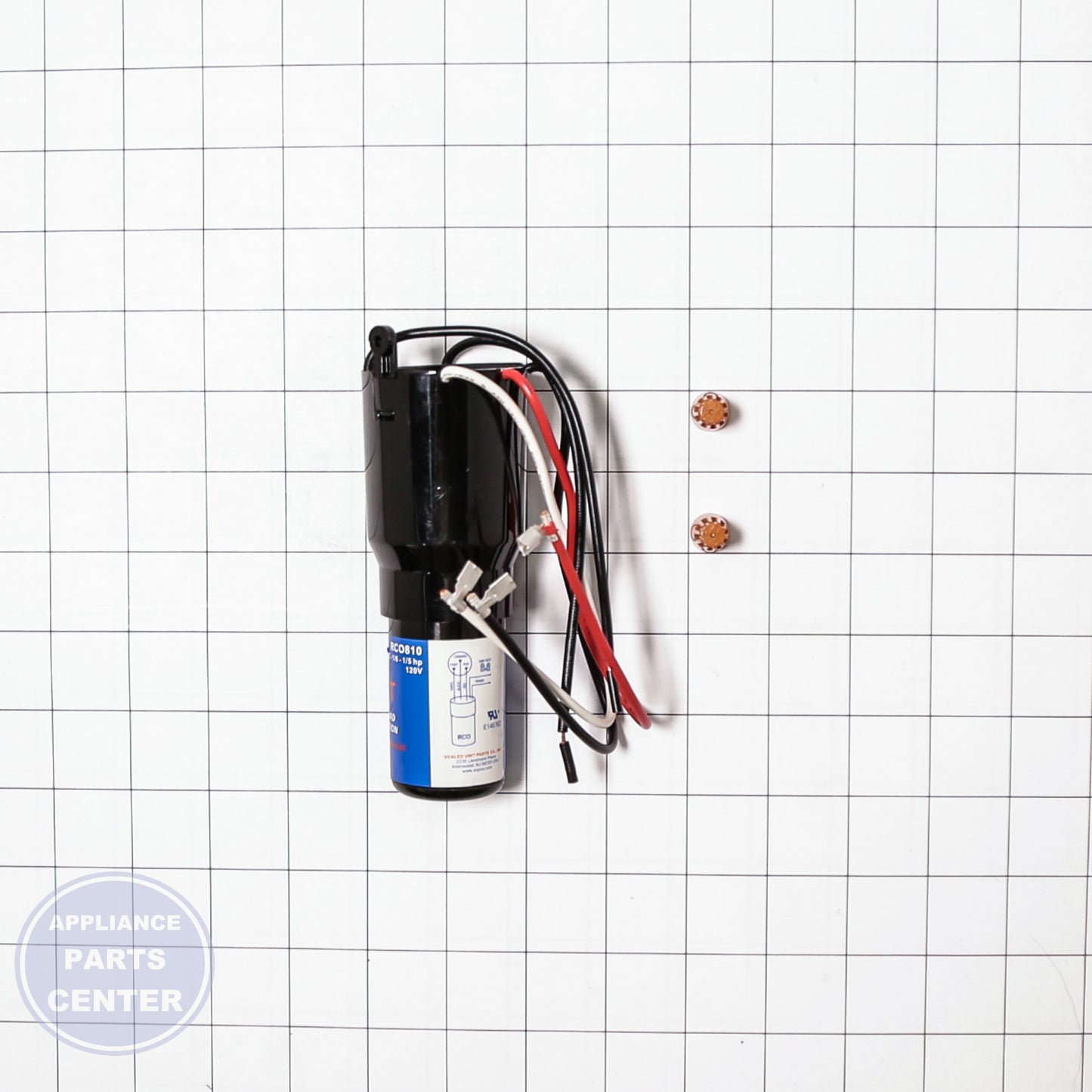 PRO RELAY CAPACITOR OVERL TJ90RCO810 - Installation in PRO model showing key mounting points