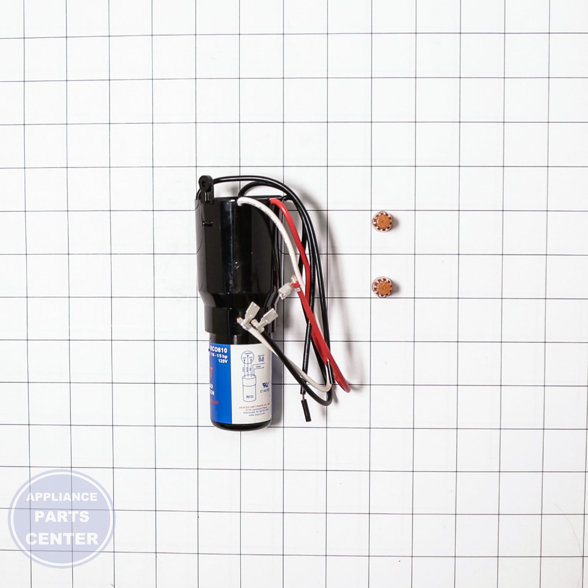 PRO RELAY CAPACITOR OVERL TJ90RCO810 - Installation in PRO model showing key mounting points