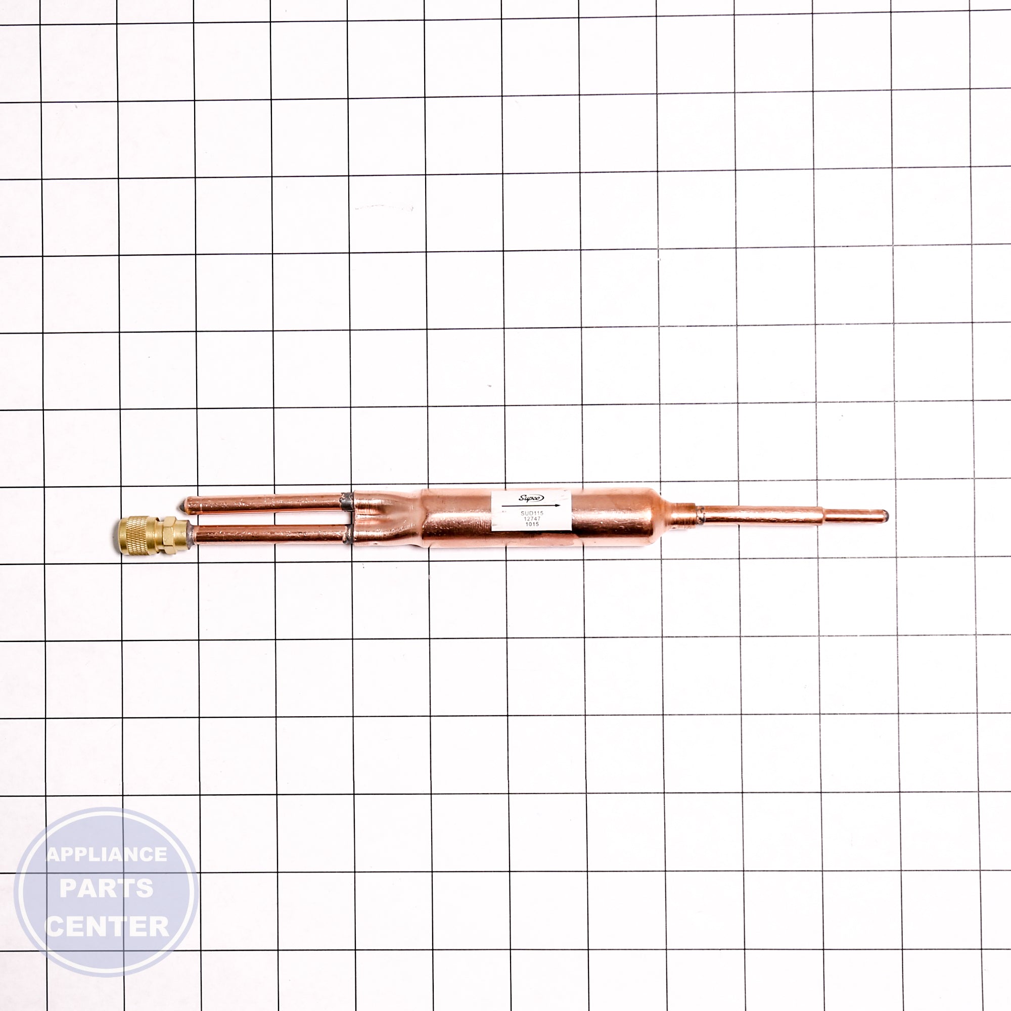 PRO COPPER DRIER TJ90SUD115 - Installation in PRO model showcasing key mounting points