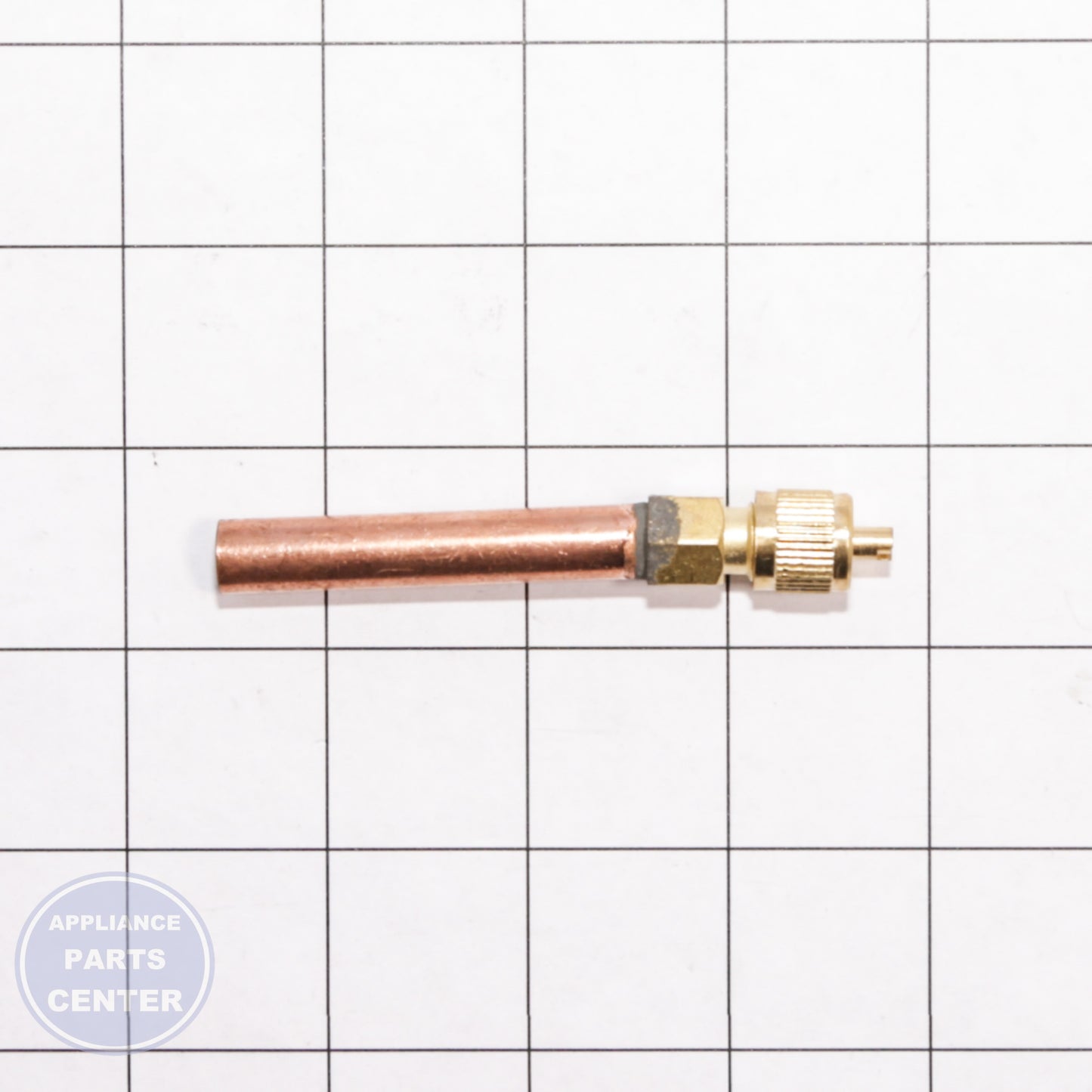 3/8 OD TUBE EXTENSION TJAF1400 - Side view with specific measurements