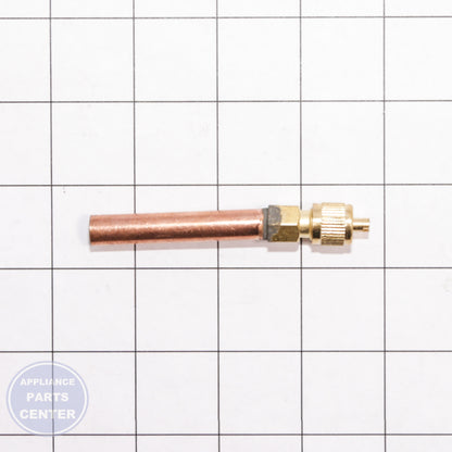 3/8 OD TUBE EXTENSION TJAF1400 - Side view with specific measurements