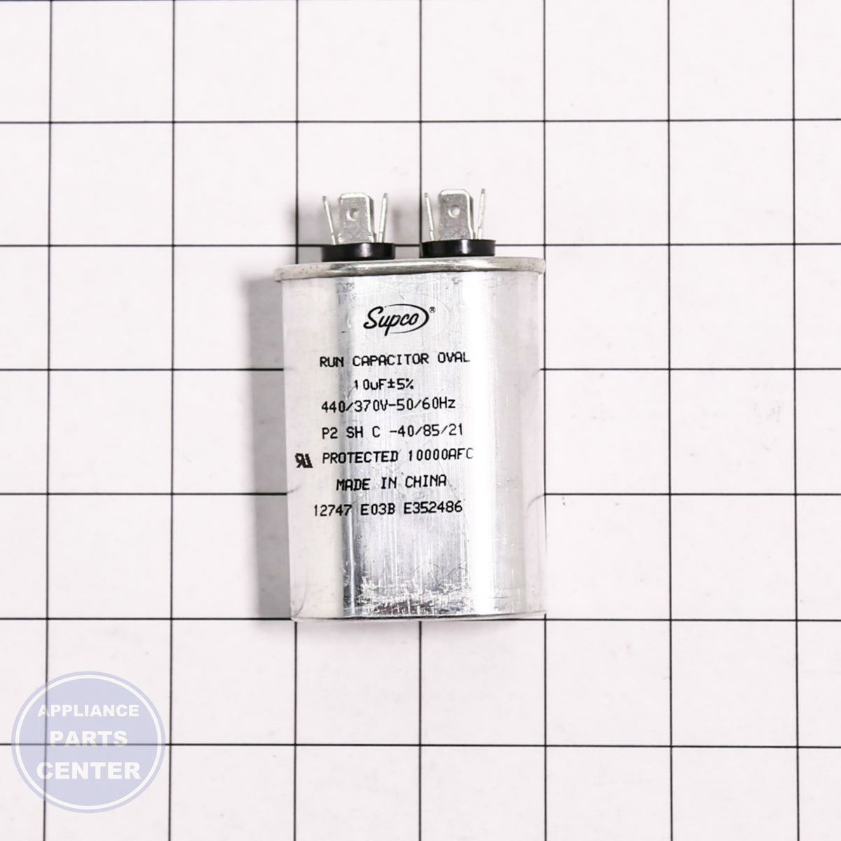 PRO 440V OVAL RUN CAP. TJC10X440 - Installation in PRO model showing key mounting points