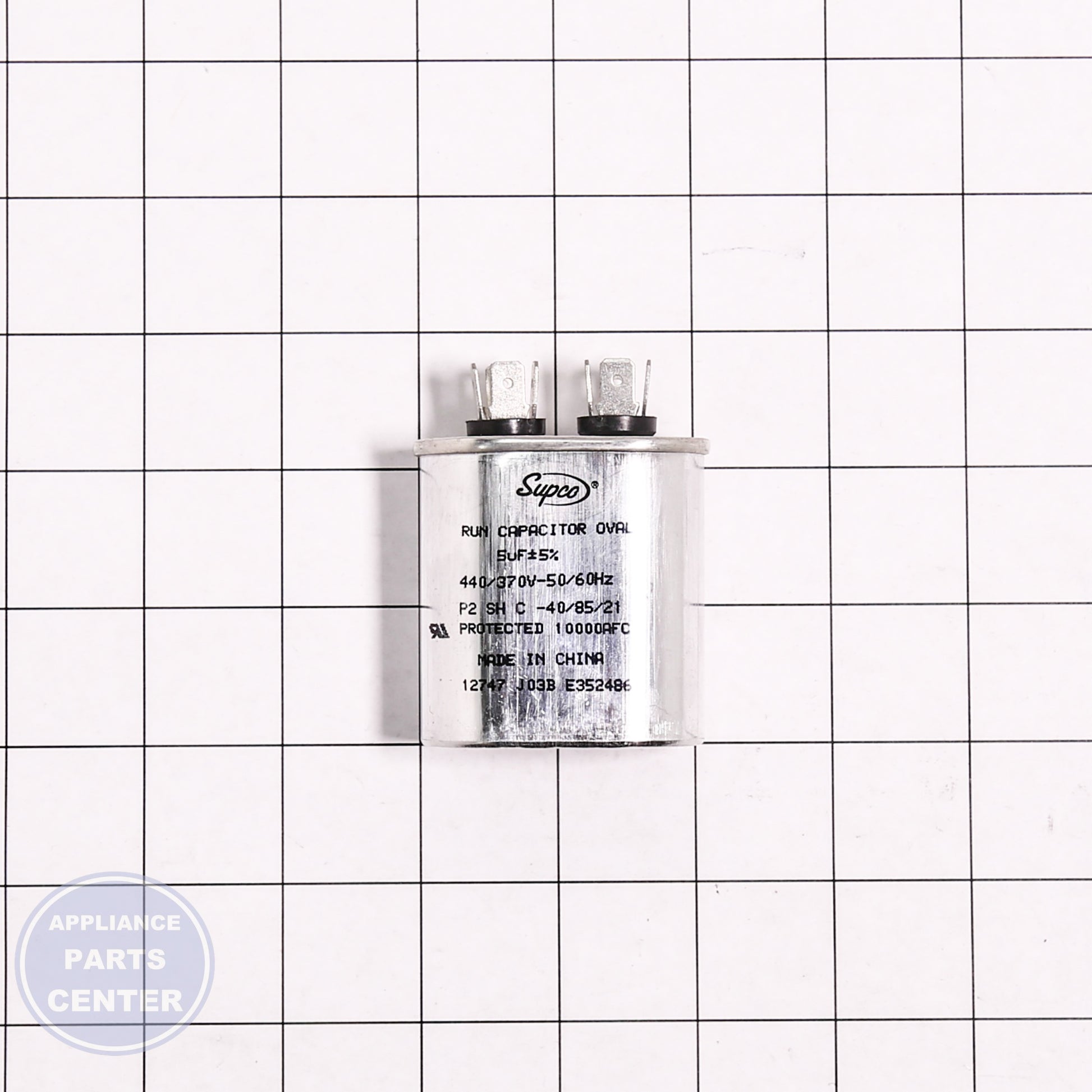 PRO 440V OVAL RUN CAP. TJC5X440 - Installation in PRO model showing mounting points