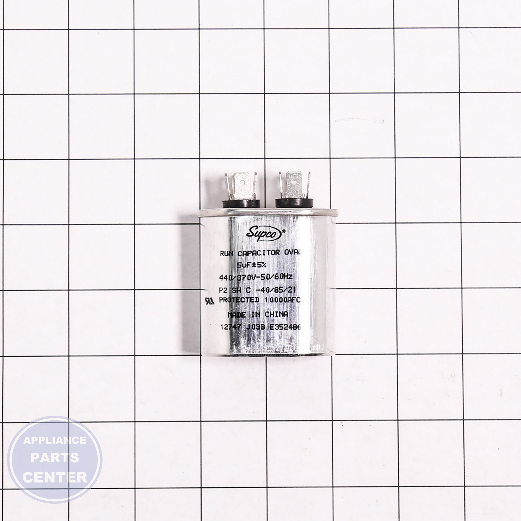 PRO 440V OVAL RUN CAP. TJC5X440 - Installation in PRO model showing mounting points
