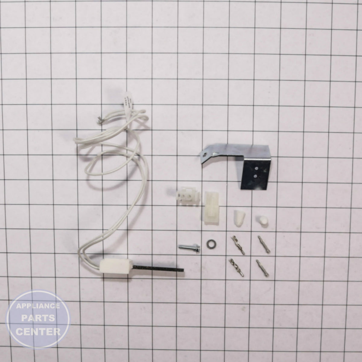 [Brand] UNIVERSAL FLAT FURNACE IGNITOR TJIG402K - Installation in PRO model showing key mounting points