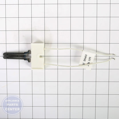 UNIVERSAL FLAT SILICON CARBIDE FURNACE IGNITOR TJIG403K - Side view with durable specs