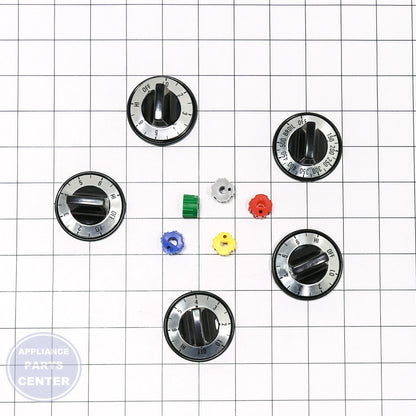 KNOB KIT UNIVERSAL ELEC - Side view with versatile compatibility