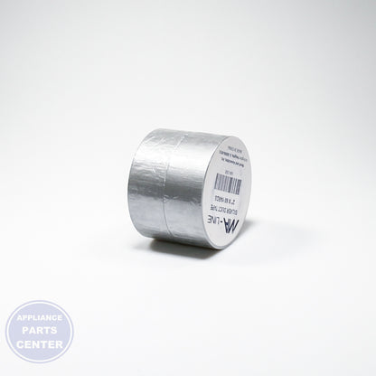 INDUSTRIAL GRADE SILVER TAPE TJMA-398 - Side view with 50 lbs weight support