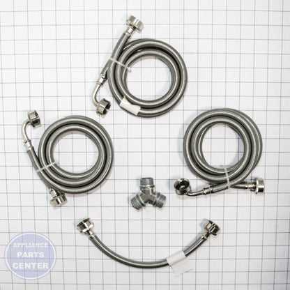 PRO 5’ SS STEAM DRYER INSTALL KIT TJWS5SS4-STM - Installation in PRO model showing key mounting points