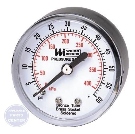 Pressure Gauge TL20-100-4L - Main view showing 2" steel case for L38-642
