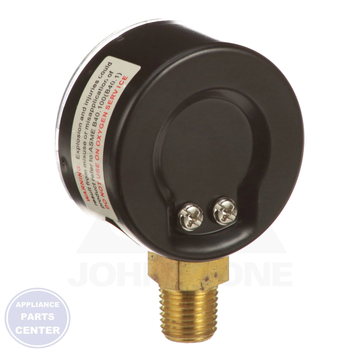 Pressure Gauge TL20-100-4L - Side view with 1/4" NPT connection specs